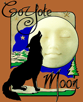 Coyote Moon T-shirt Logo by Exclusive Custom Screenprinting
