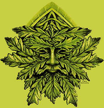 Greenman T-shirt by Exclusive Custom Screenprinting