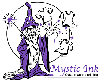 Mystic Ink Custom Screenprinting Logo by Exclusive Custom Screenprinting