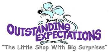 Outstanding Expectations Specialty Store Logo by Exclusive Custom Screenprinting