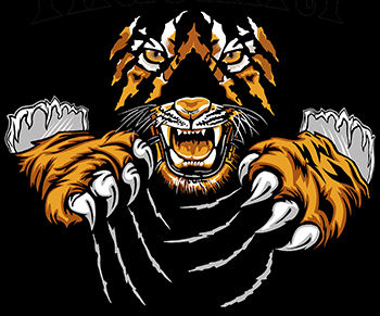 Pigeon Forge High School Tigers T-shirt by Exclusive Custom Screenprinting
