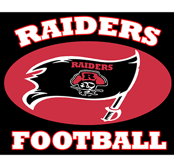 Raiders Football Team Logo by Exclusive Custom Screenprinting