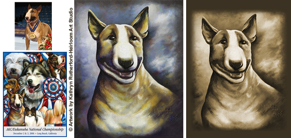 Rufus Paintings by Kathryn Rutherford-Heirloom Art Studio