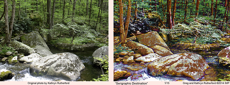 Exclusive Custom Screenprinting turns photography and fine art into limited edition serigraph prints